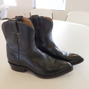 Frye cowgirl boot black size 8.5M